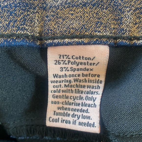 Juicy Couture Metallic Pull On Jeggings size 8 - Picture 5 of 10